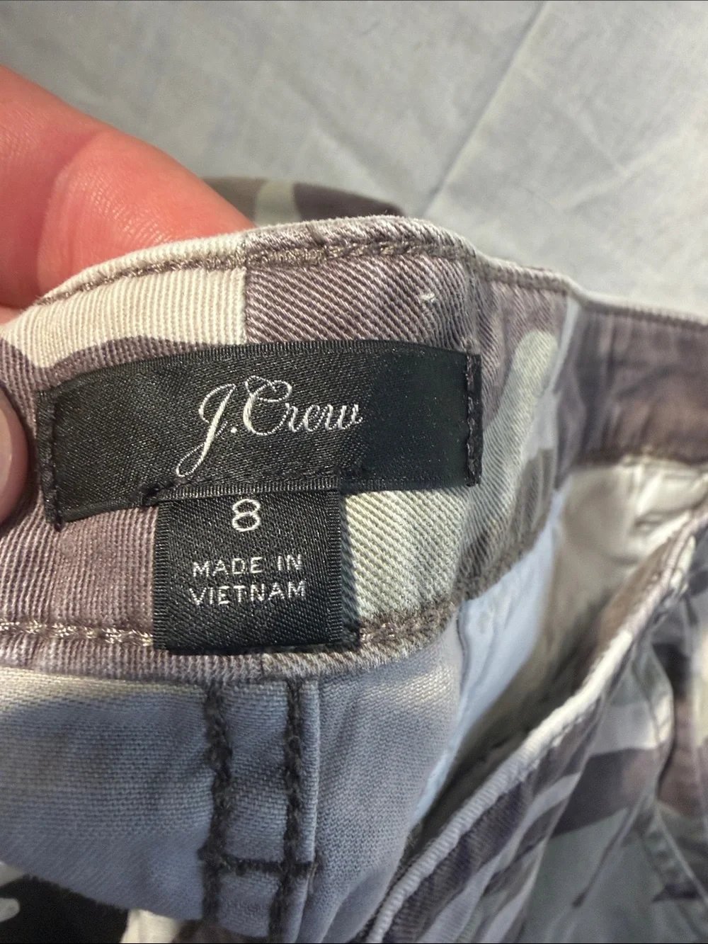 J. Crew  Women’s size 8 Cargo Pants in Green Camo